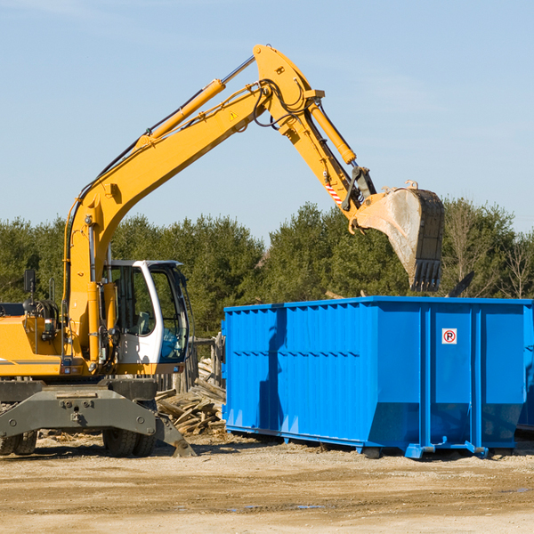 is there a minimum or maximum amount of waste i can put in a residential dumpster in Clarksburg